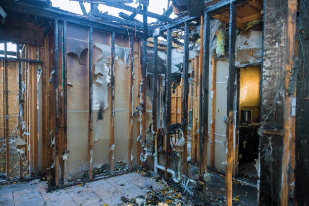 Professional Fire Damage Removal technician working in Jefferson, OR